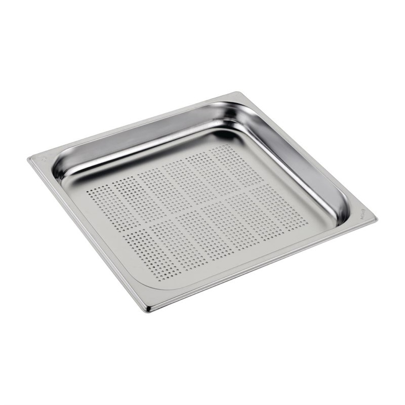 Gastro M RVS GN2/3 bak geperforeerd 2cm Gastro M RVS GN2/3 bak geperforeerd 2cm
