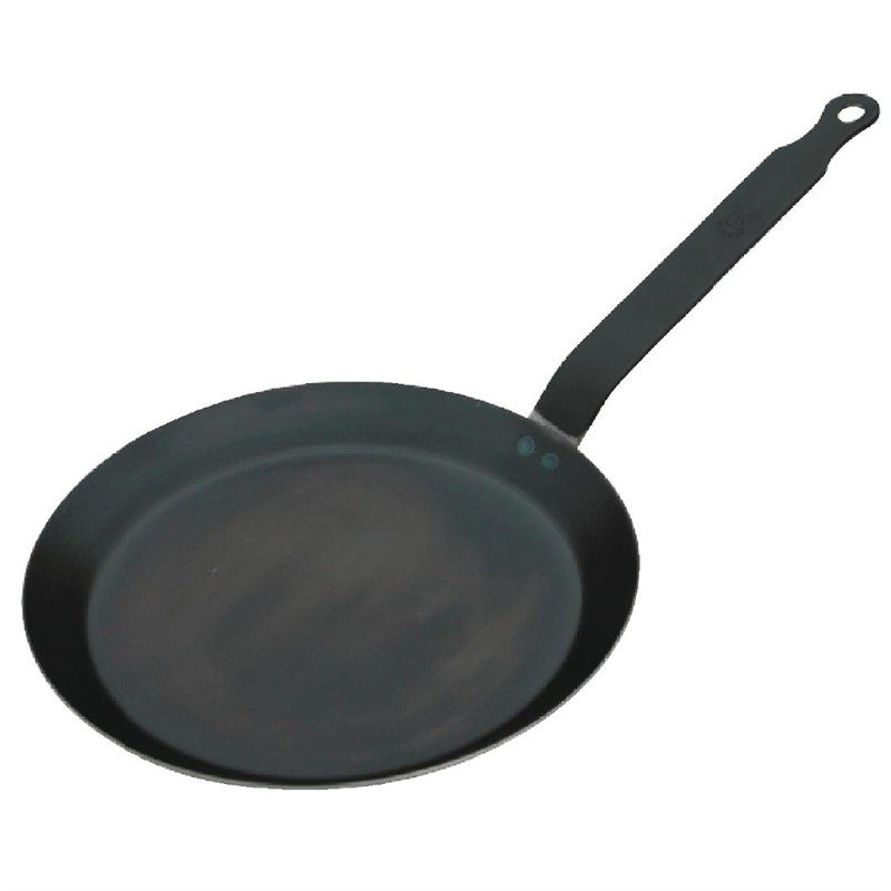 De Buyer blauwstalen crêpepan 20cm De Buyer blauwstalen crêpepan 20cm