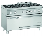 Gasfornuis 700, B1200, 6-pits, GO