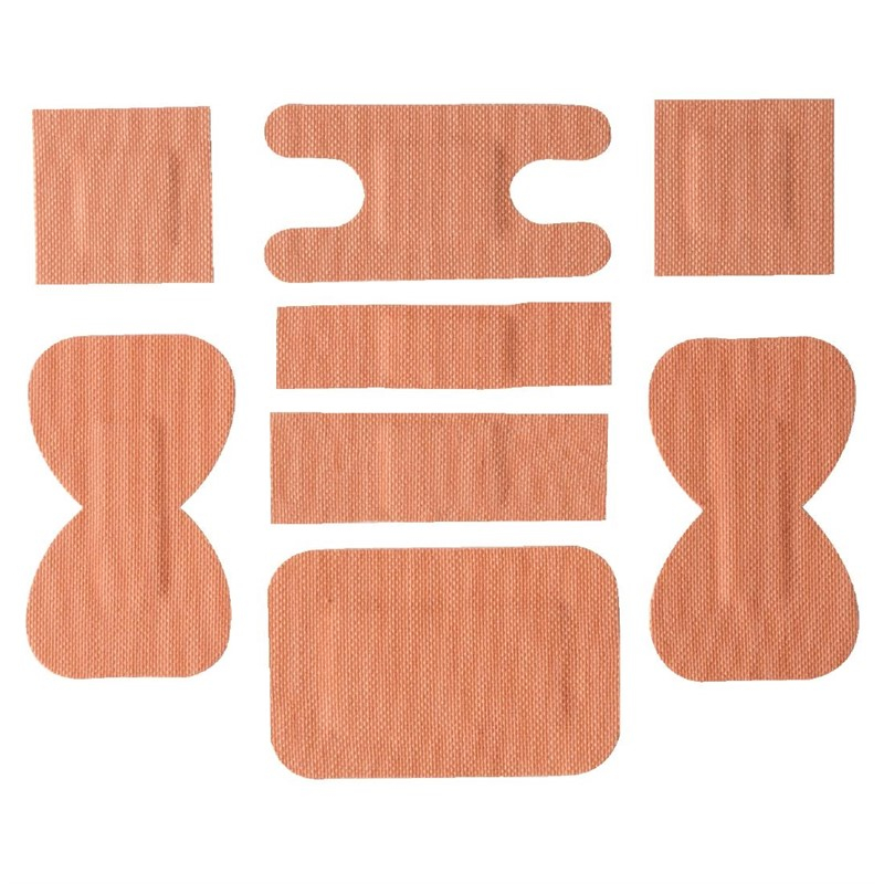 Stoffen pleisters assorti (100 stuks) Stoffen pleisters assorti (100 stuks)