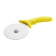 Hygiplas RVS pizzawiel geel 10cm Hygiplas RVS pizzawiel geel 10cm