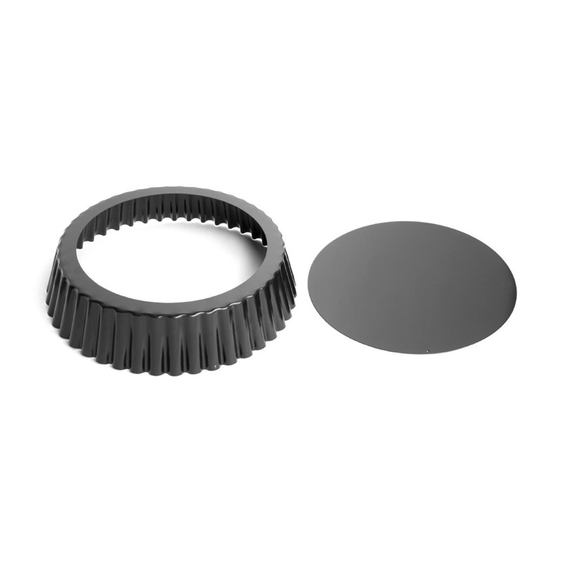 Vogue geplooide diepe anti-kleef quichevorm 25cm Vogue geplooide diepe anti-kleef quichevorm 25cm