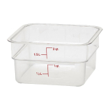 Cambro Camsquare Vierkante Polycarbonaat Voedseldoos 1,9l
