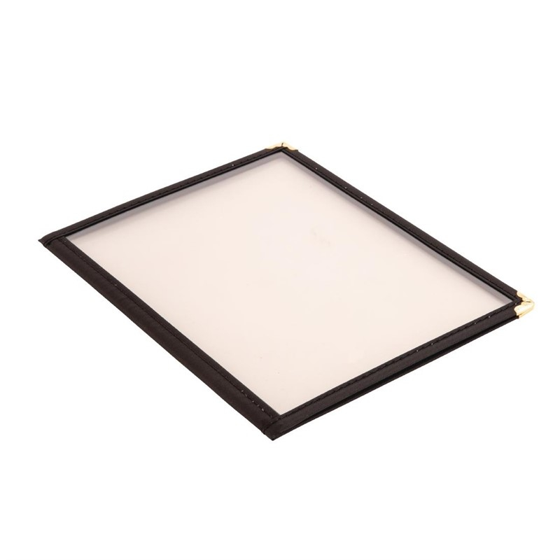 Olympia American Style menuhouder A5 zwart dubbel Olympia American Style menuhouder A5 zwart dubbel