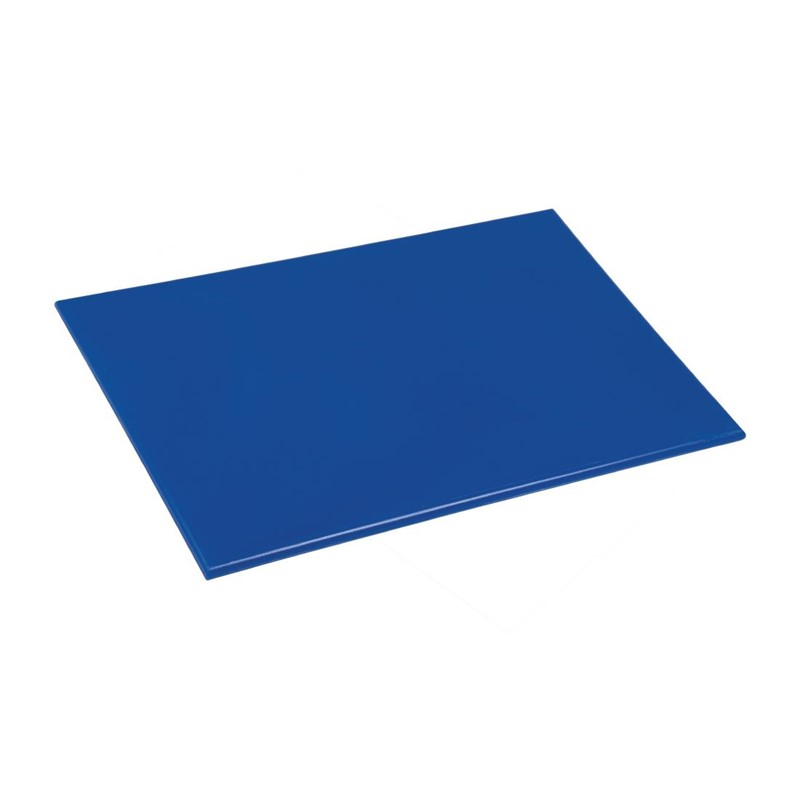 Hygiplas antibacteriële LDPE snijplank blauw 450x300x10mm Hygiplas antibacteriële LDPE snijplank blauw 450x300x10mm