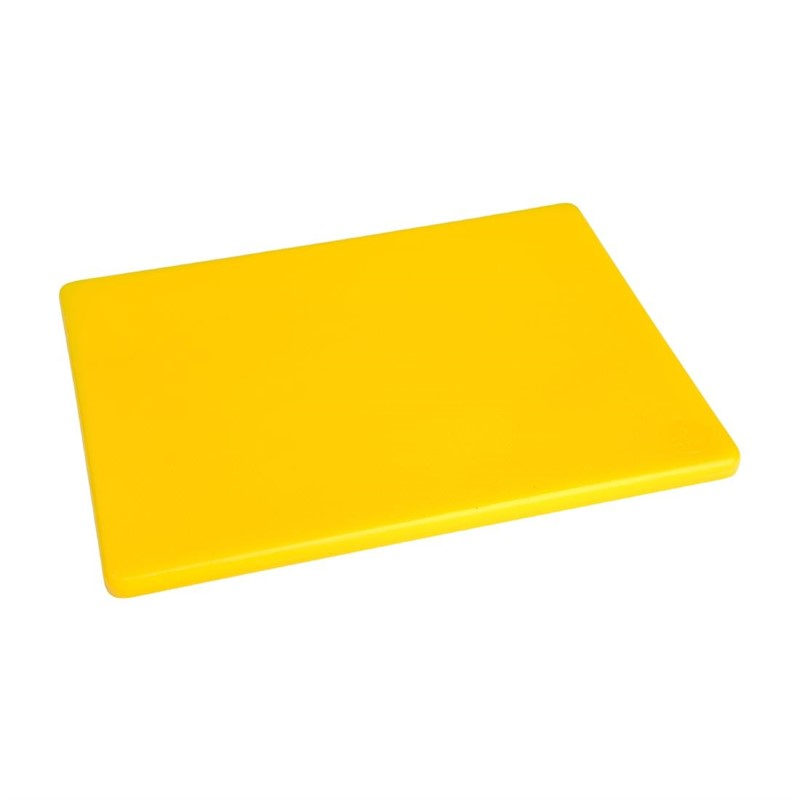 Hygiplas LDPE snijplank geel 30,5x22,9x1,2cm Hygiplas LDPE snijplank geel 30,5x22,9x1,2cm