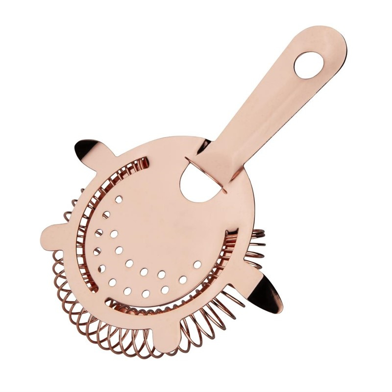 Olympia Hawthorne RVS cocktail strainer koperkleur Olympia Hawthorne RVS cocktail strainer koperkleur