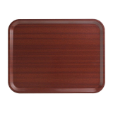 Cambro Capri Gelamineerd Dienblad Mahonie 32,5x26,5cm