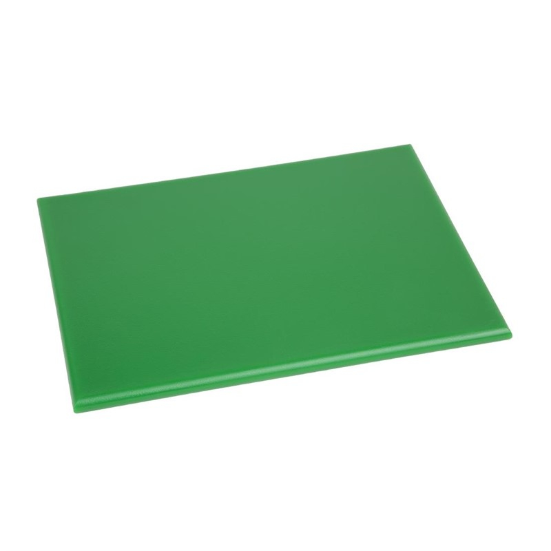 Hygiplas HDPE snijplank groen 300x225x12mm Hygiplas HDPE snijplank groen 300x225x12mm