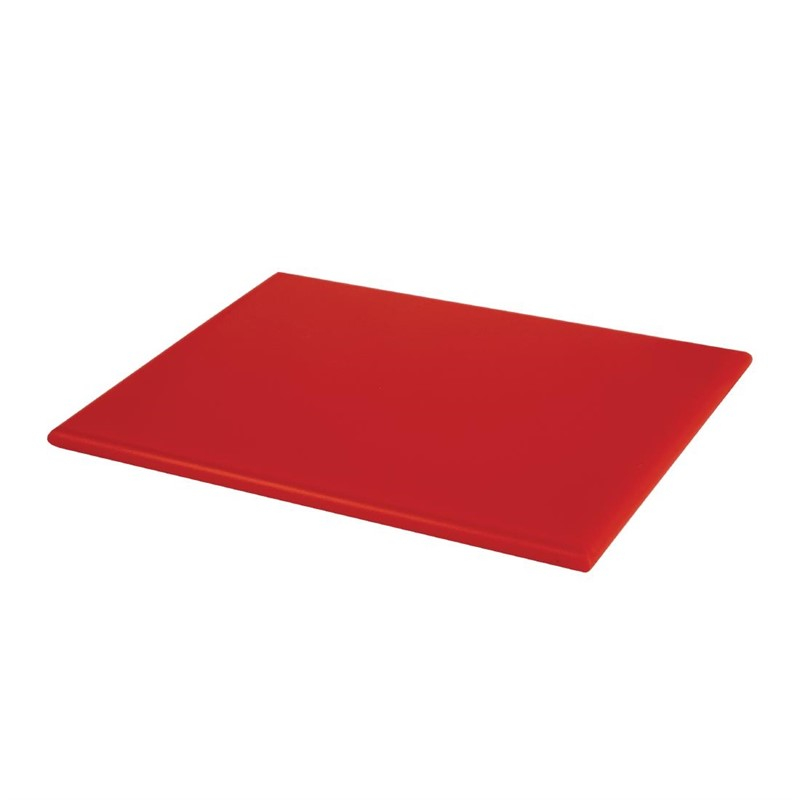 Hygiplas HDPE snijplank rood 300x225x12mm Hygiplas HDPE snijplank rood 300x225x12mm