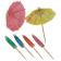 Papieren parasol cocktailprikkers assorti (144 stuks) Papieren parasol cocktailprikkers assorti (144 stuks)