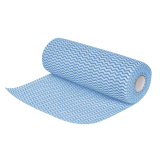 Jantex Non-woven Schoonmaakdoekjes 25 x 33cm Blauw (100 Stuks)