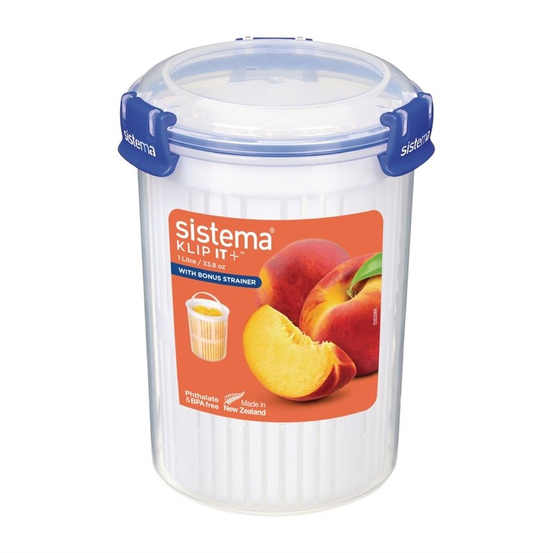 Sistema Klip It Plus ronde vershouddoos 11(Ø)cm 1L Sistema Klip It Plus ronde vershouddoos 11(Ø)cm 1L