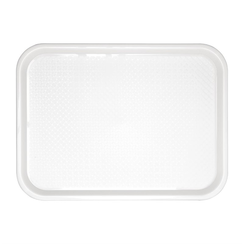 Olympia Kristallon polypropyleen dienblad wit 34,5x26,5cm Olympia Kristallon polypropyleen dienblad wit 34,5x26,5cm