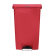 Rubbermaid Slim Jim Front Step pedaalemmer 68L rood Rubbermaid Slim Jim Front Step pedaalemmer 68L rood