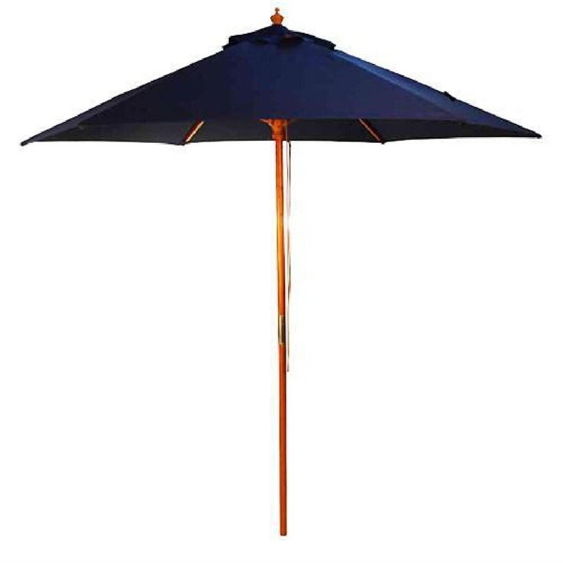 Bolero Cheltenham ronde parasol 2,5m blauw Bolero Cheltenham ronde parasol 2,5m blauw