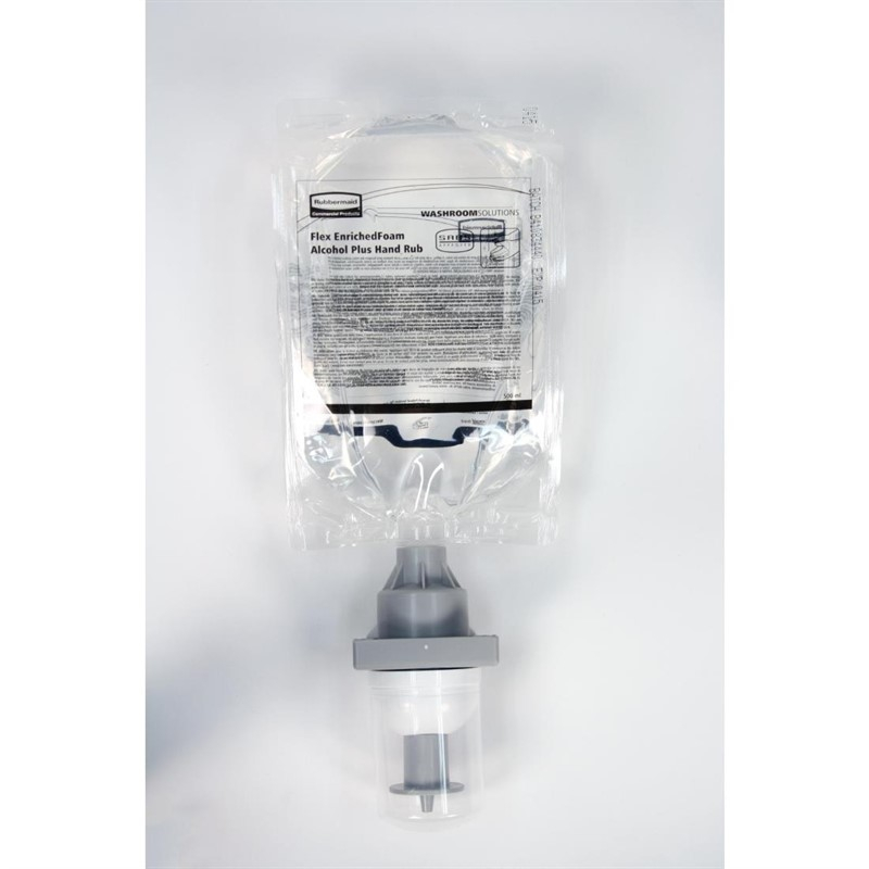 Rubbermaid Flex ongeparfumeerde handreiniger schuim 75% alcohol - 500ml (5 stuks) Rubbermaid Flex ongeparfumeerde handreiniger schuim 75% alcohol - 500ml (5 stuks)