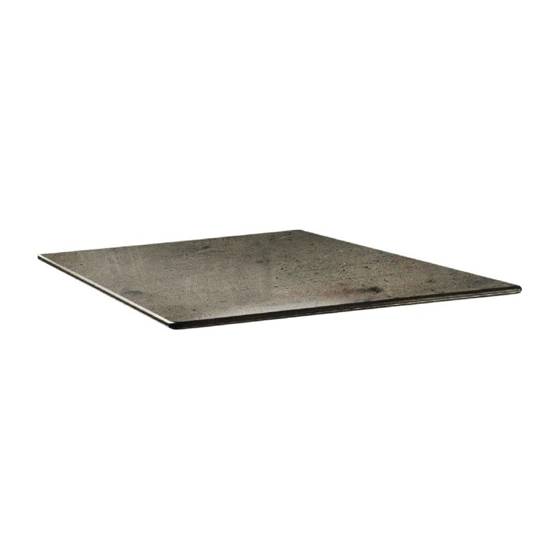 Topalit Smartline vierkant tafelblad beton 70cm Topalit Smartline vierkant tafelblad beton 70cm