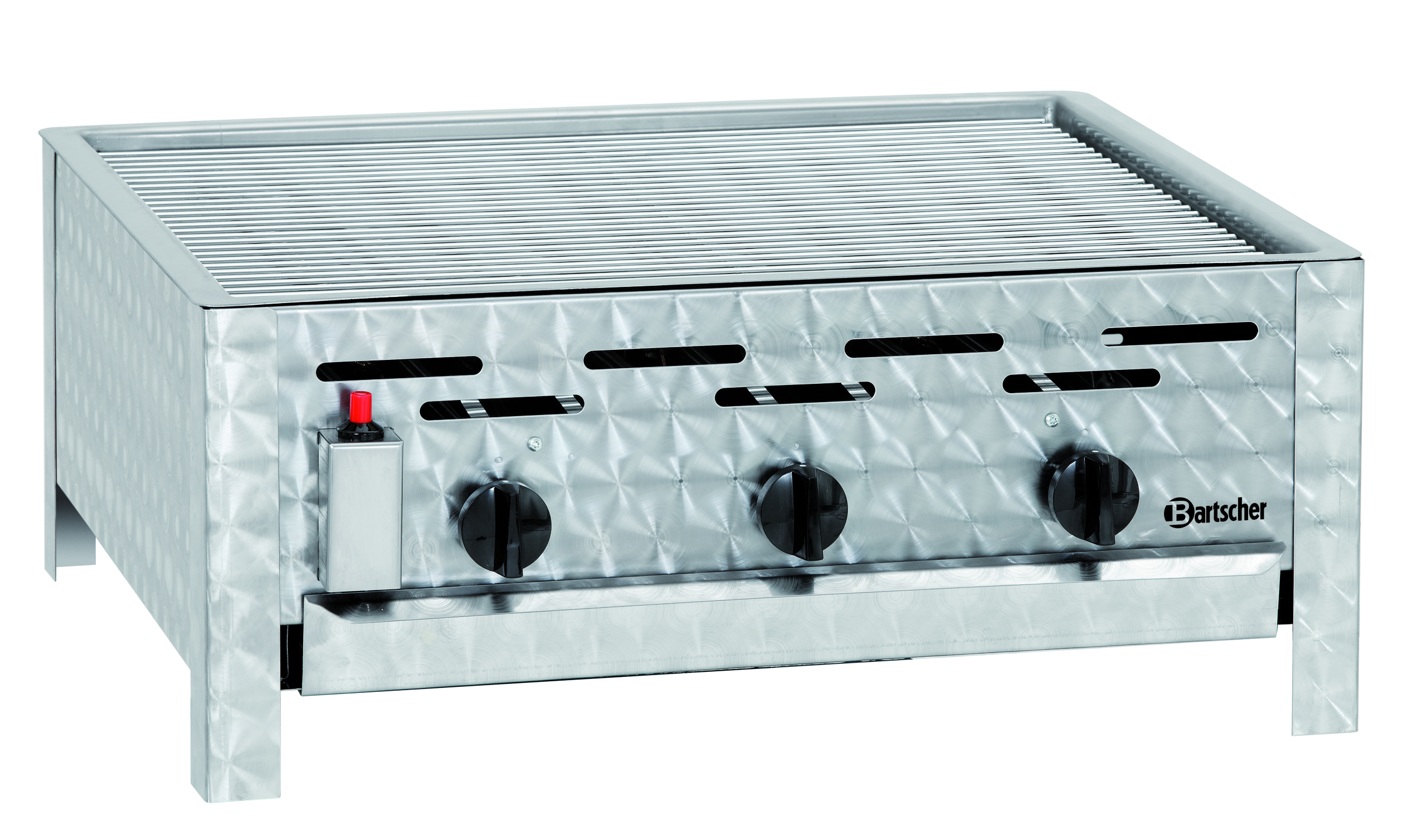 Combi-tafelbraadgrill, gas, 3-pits Combi-tafelbraadgrill, gas, 3-pits