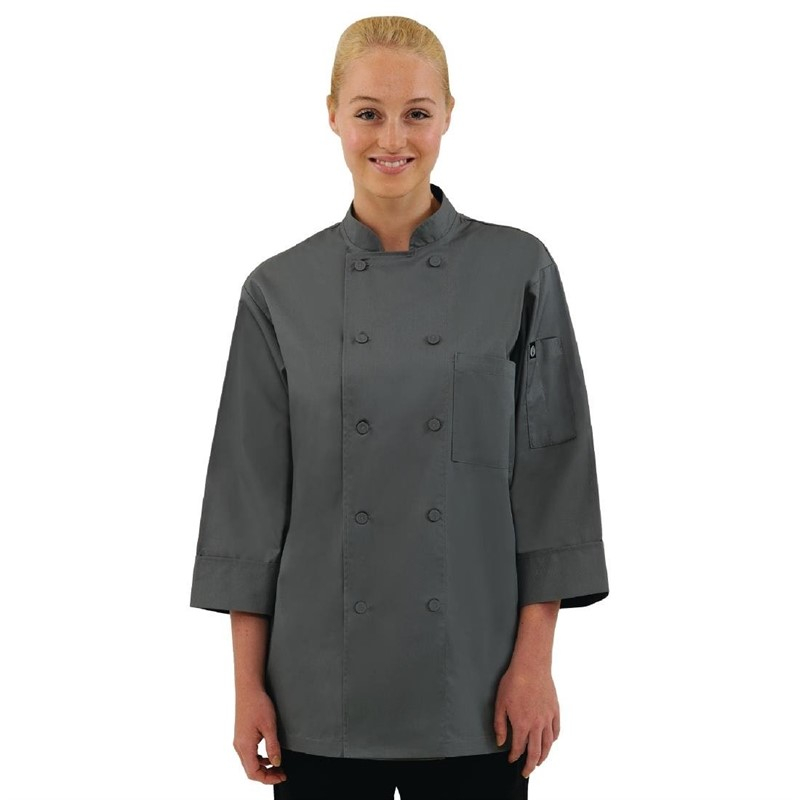 Chef Works unisex koksbuis grijs XS Chef Works unisex koksbuis grijs XS