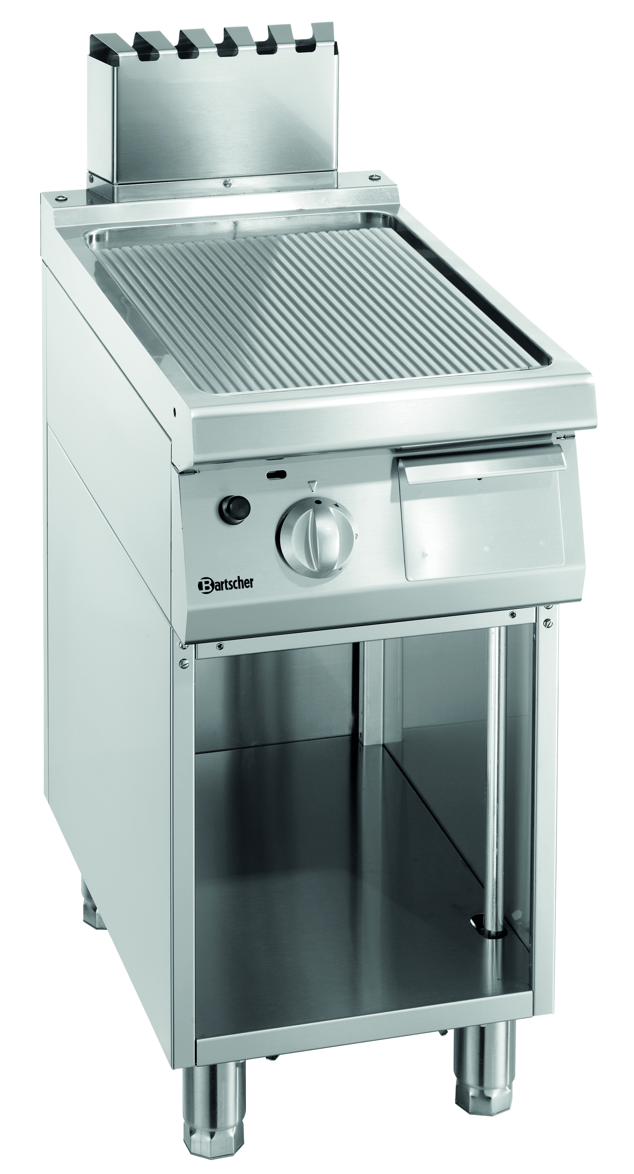 Grillplaat Gas 700,B400, geribbeld Grillplaat Gas 700,B400, geribbeld