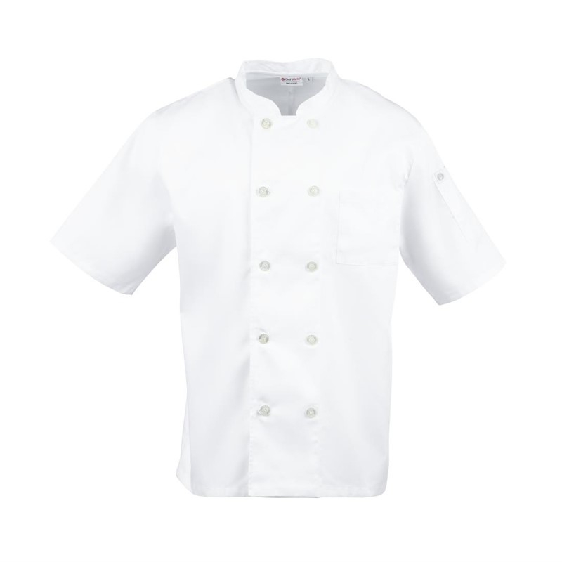 Chef Works Volnay uniseks koksbuis wit M Chef Works Volnay uniseks koksbuis wit M
