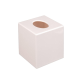 Witte Vierkante Tissue Box