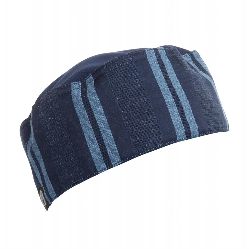 Chef Works Urban Presidio beanie donkerblauw satijn gestreept Chef Works Urban Presidio beanie donkerblauw satijn gestreept