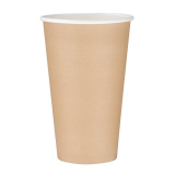 Fiesta Recyclable Koffiebeker Enkelwandig Kraft 455ml (50 Stuks)