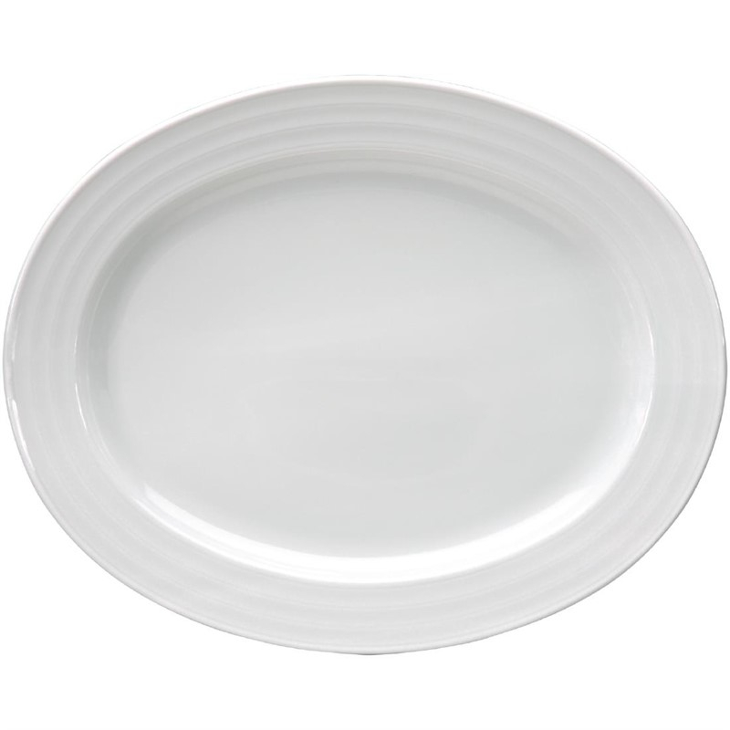 Intenzzo White ovale schaal 30x24cm Intenzzo White ovale schaal 30x24cm