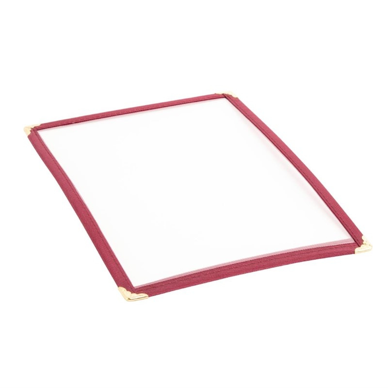 Olympia amerikaanse stijl menuhoes A4 bordeaux Olympia amerikaanse stijl menuhoes A4 bordeaux