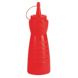 Vogue Knijpfles Met Dop 34cl Rood