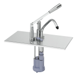 Saro GN Deksel Met Pompkop (gn 1/3 1/4 1/6) Model Kd0216