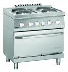 El. Fornuis 700, B800, 4-pits, EO