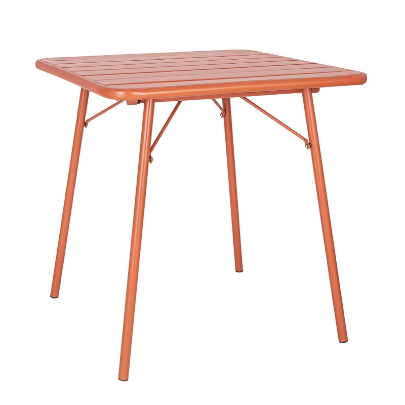 Bolero Terracotta vierkante stalen lattentafel - 700 mm Bolero Terracotta vierkante stalen lattentafel - 700 mm