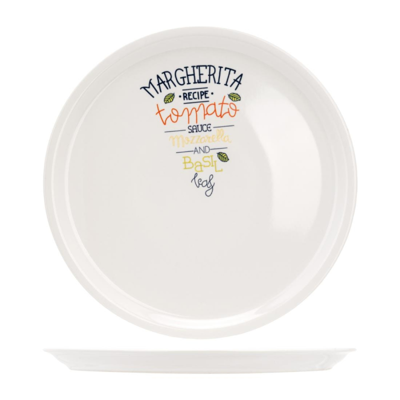 Pizzabord Gedecoreerd 30cm Margarita Recept Pizzabord Gedecoreerd 30cm Margarita Recept