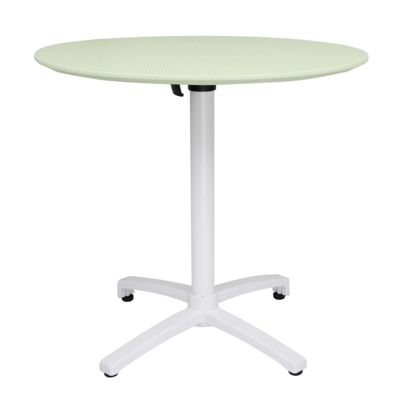 Bolero Opvouwbare Propyleen Tafel 800mm Mint Groen Bolero Opvouwbare Propyleen Tafel 800mm Mint Groen