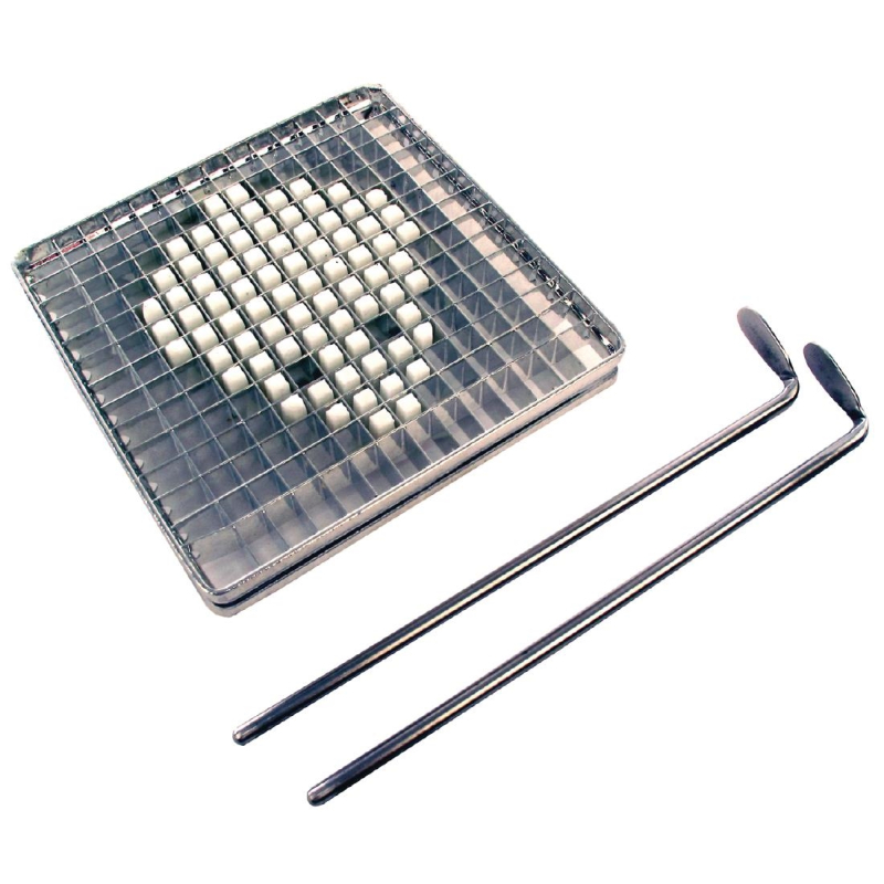 Mes en pusher 6x6mm Julienne met 2 geleiders voor D463 Mes en pusher 6x6mm Julienne met 2 geleiders voor D463