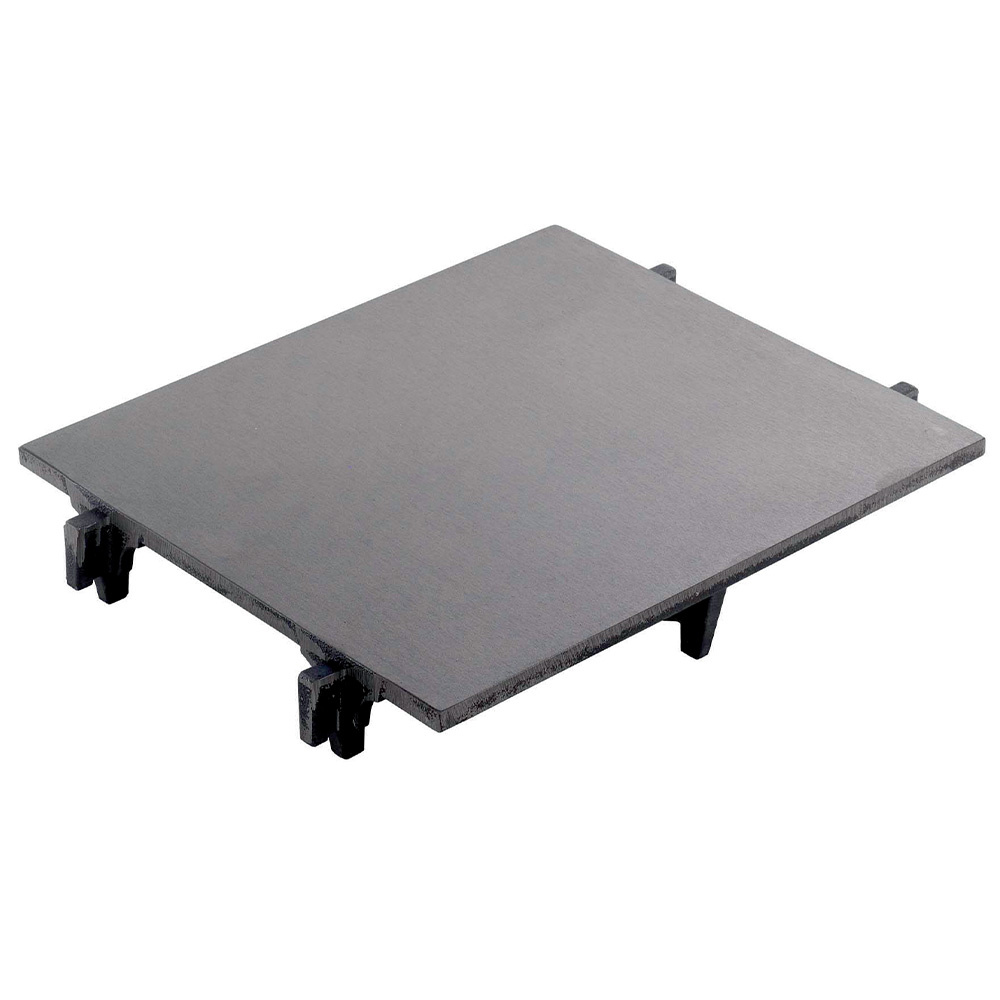 Vlakke sudderplaat, 1 brander Vlakke sudderplaat, 1 brander