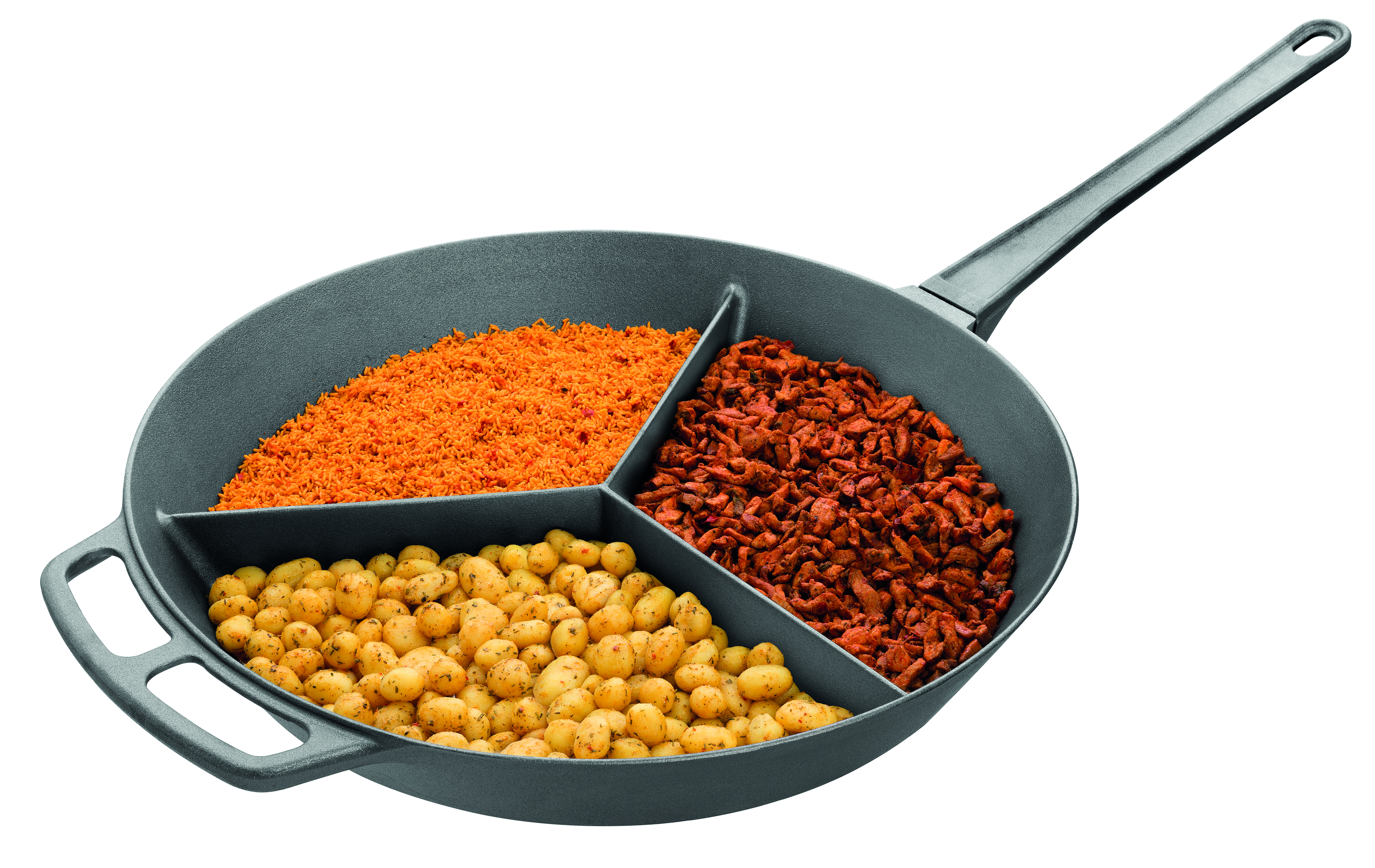 Gr. braadpan, gietijzer, ged. Ø800 Gr. braadpan, gietijzer, ged. Ø800