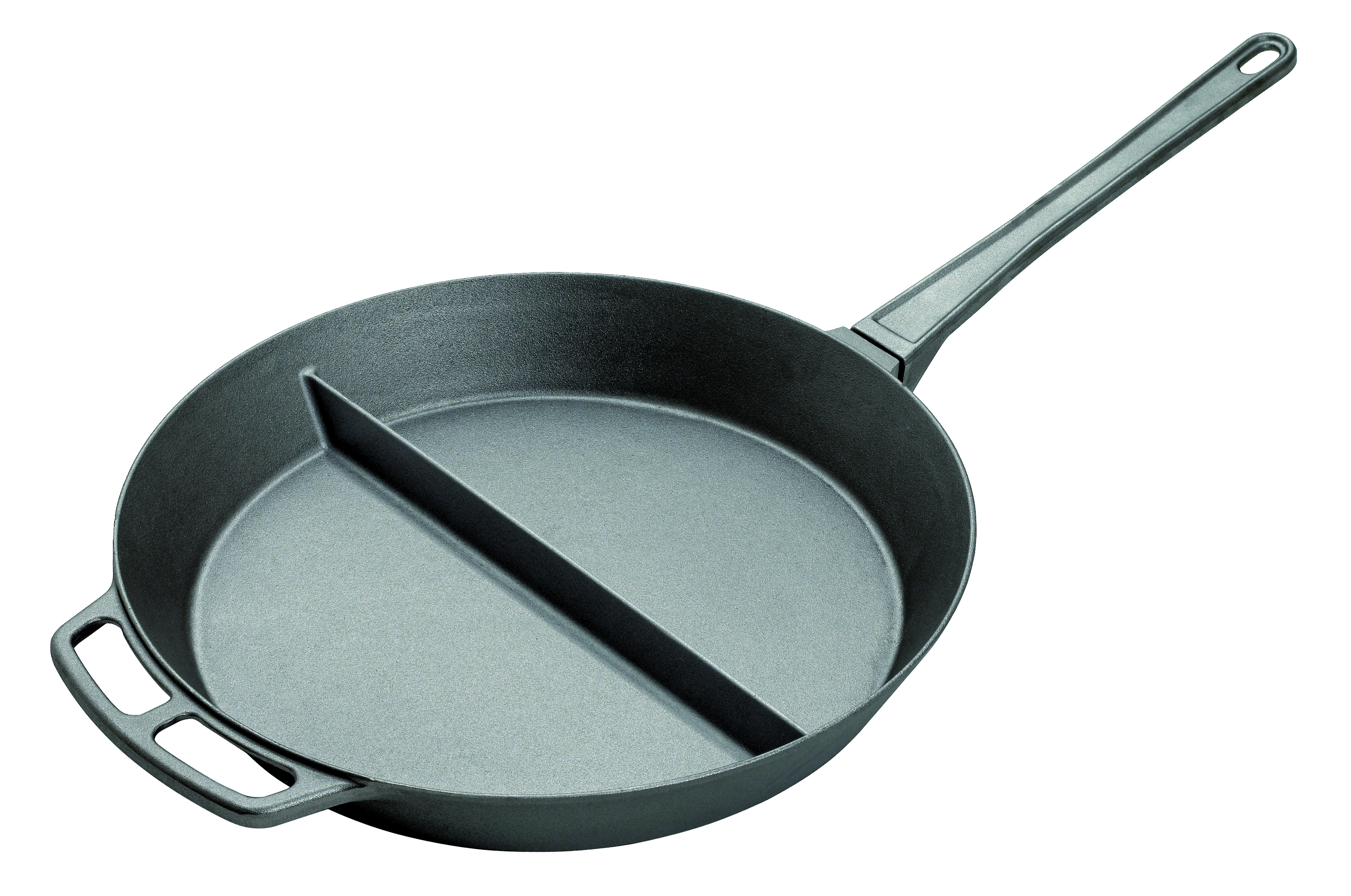 Braadpan, gietijzer, gedeeld Ø800 Braadpan, gietijzer, gedeeld Ø800