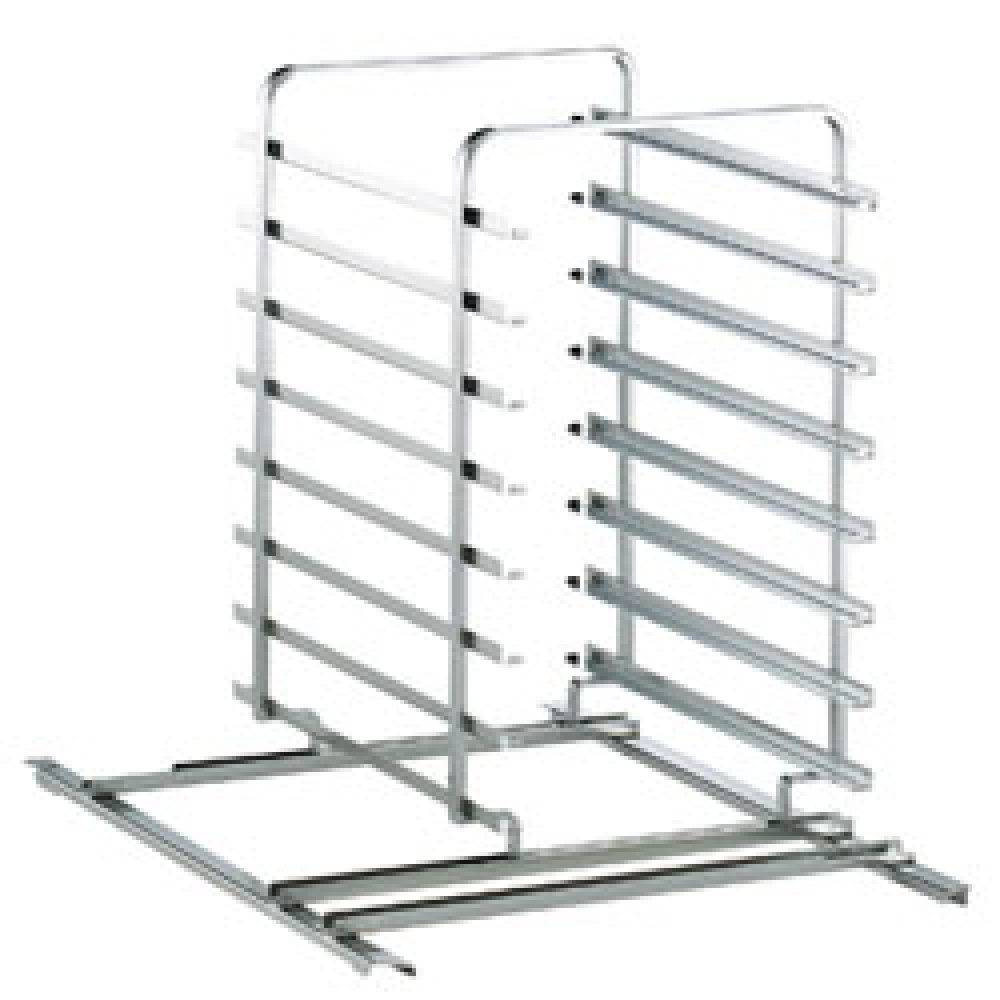 Lader op wielen, 8x 600x400 (tussenruimte 80mm), oven 10x GN 2/1 Lader op wielen, 8x 600x400 (tussenruimte 80mm), oven 10x GN 2/1