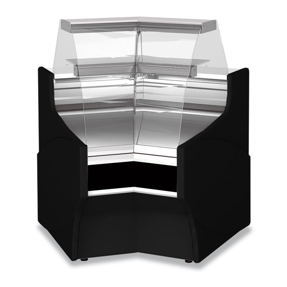 Gesloten hoek 45°, neutraal – ZWART Gesloten hoek 45°, neutraal – ZWART