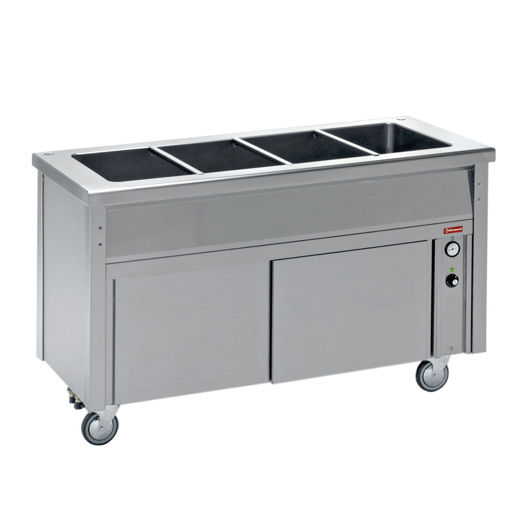 Bain-marie element op neutraal kast 4 GN 1/1 Bain-marie element op neutraal kast 4 GN 1/1