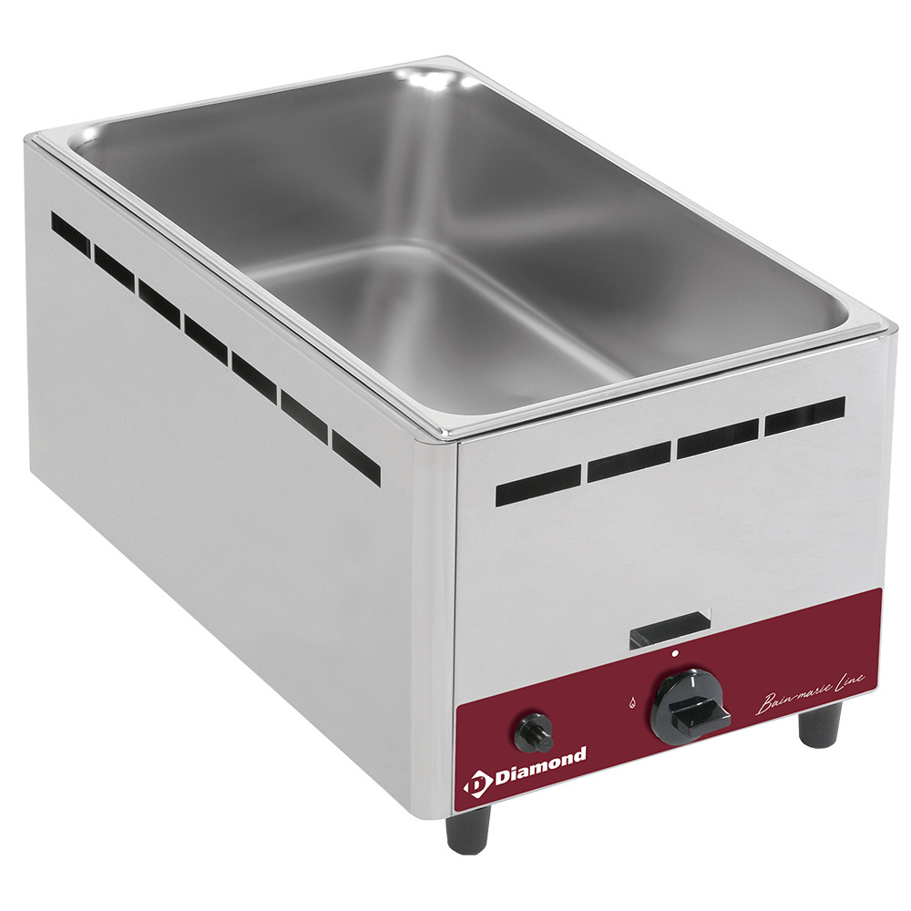 Bain-marie op gas, tafelmodel GN 1/1 - 150 mm Bain-marie op gas, tafelmodel GN 1/1 - 150 mm