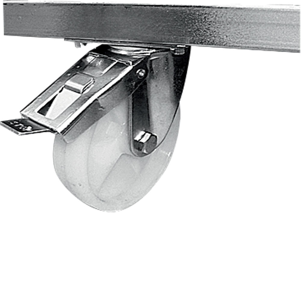 Optie: Structuur op 4 wielen, waarvan 2 met rem - VENICE Optie: Structuur op 4 wielen, waarvan 2 met rem - VENICE