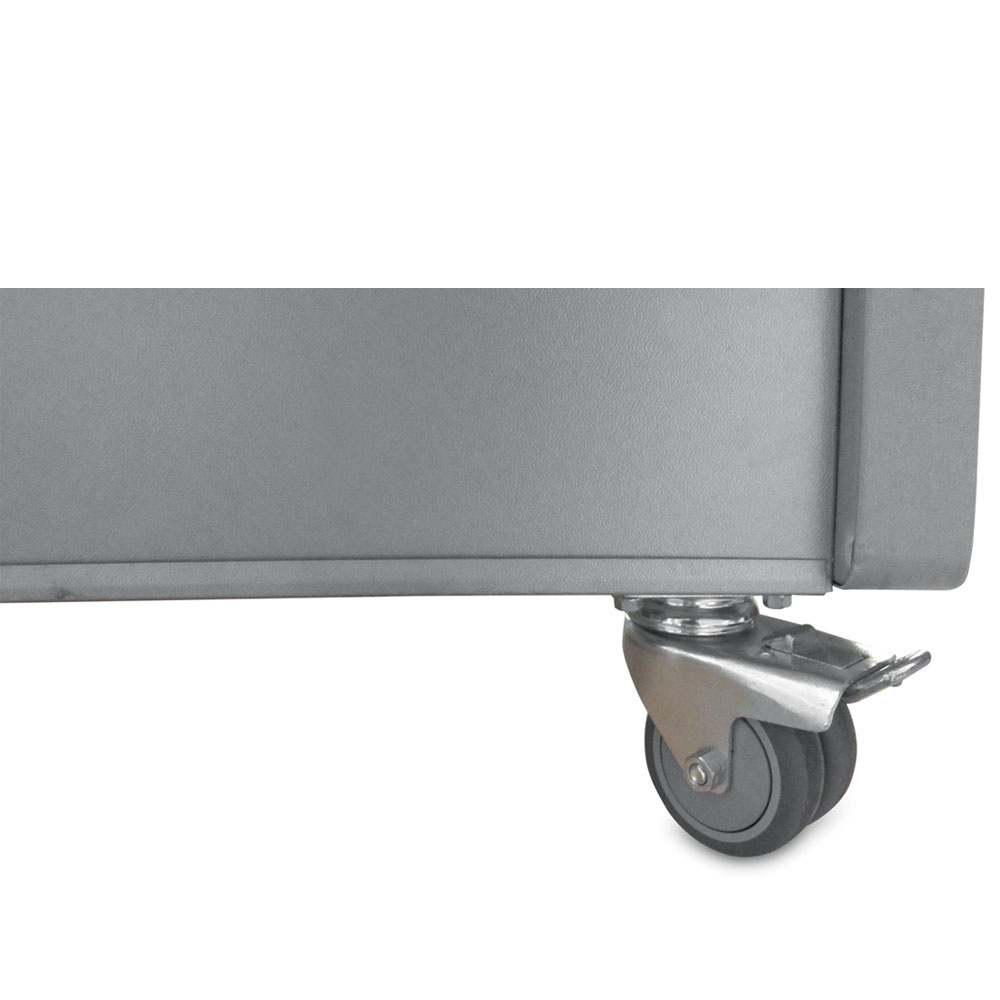 Optie: Frame op 6 wielen, waarvan 2 met rem Optie: Frame op 6 wielen, waarvan 2 met rem