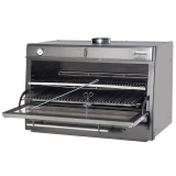 Houtskooloven-BBQ, GN 2/1 + GN1/1 (150 Kg/h)/Roestvrij staal Houtskooloven-BBQ, GN 2/1 + GN1/1 (150 Kg/h)/Roestvrij staal