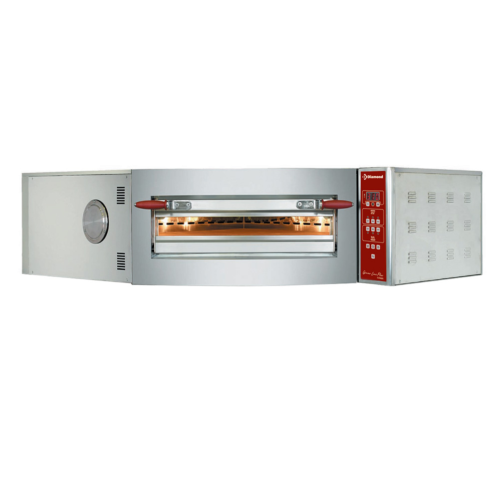 Elektrische oven hoekmodel, 1 kamer 8 pizza's Ø 350 mm Elektrische oven hoekmodel, 1 kamer 8 pizza's Ø 350 mm