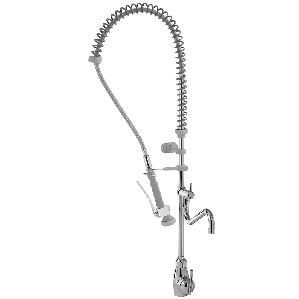 Sproeier en kraan met mengkraangroep, Sproeier en kraan met mengkraangroep,